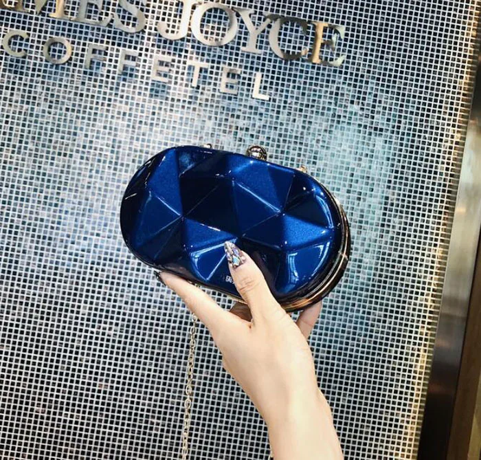 Красный Brightl женский вечерний кошелек металлический Minaudiere сумочка свадебная