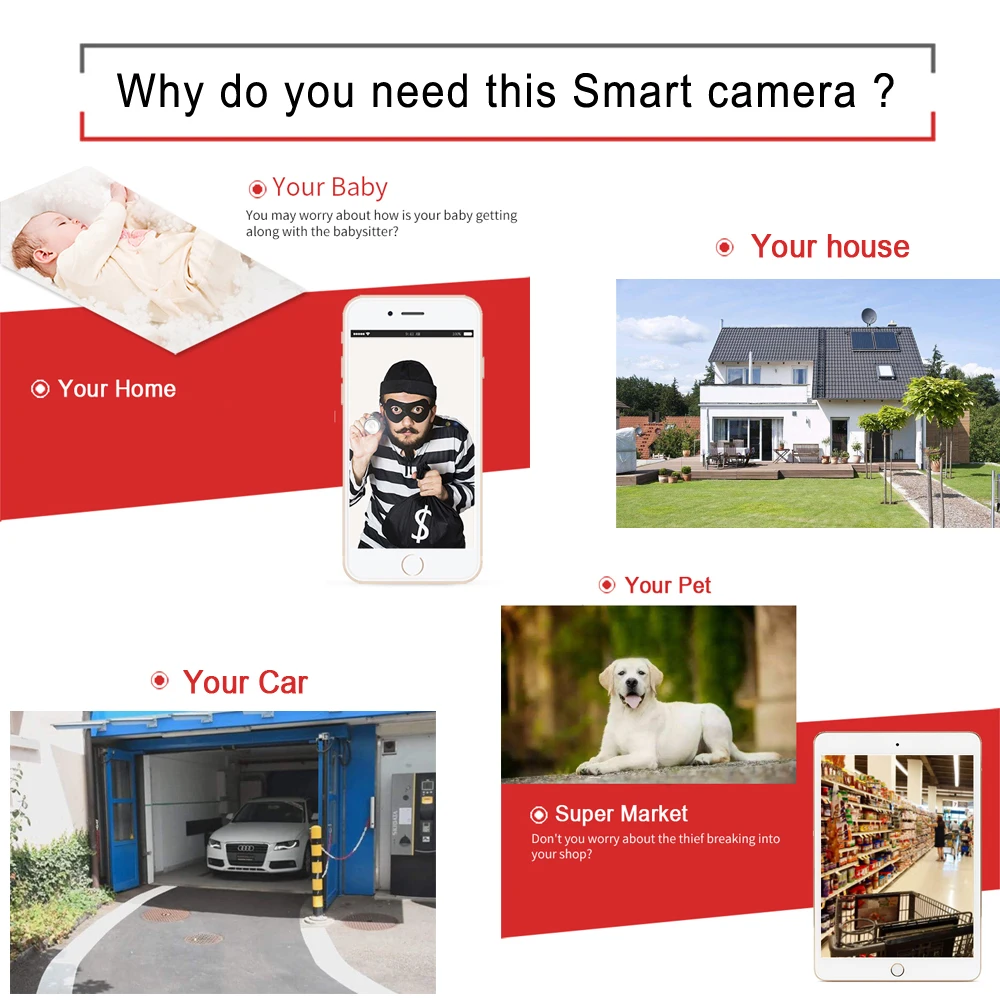 mini wifi ip camera home security audio wireless night vision cctv dome video surveillance monitor p2p onvif black sd card slot free global shipping