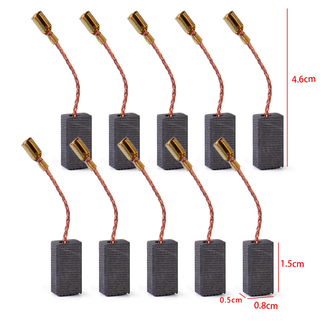 LETAOSK Новые 10 шт. угольные щетки сменный инструмент подходит для BOSCH GWS 580 GWS 850 C GWS 7-115 GWS 8-125 GWS 9-150CS GWS6-100 D11