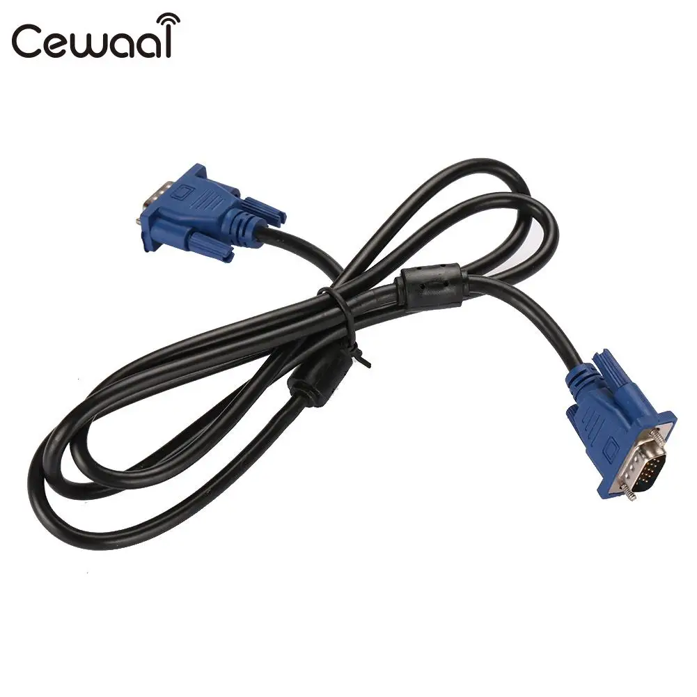 1 5 м 15pin VGA кабель видеопровод HDTV ЖК дисплей для монитора Премиум ультра тонкий| |