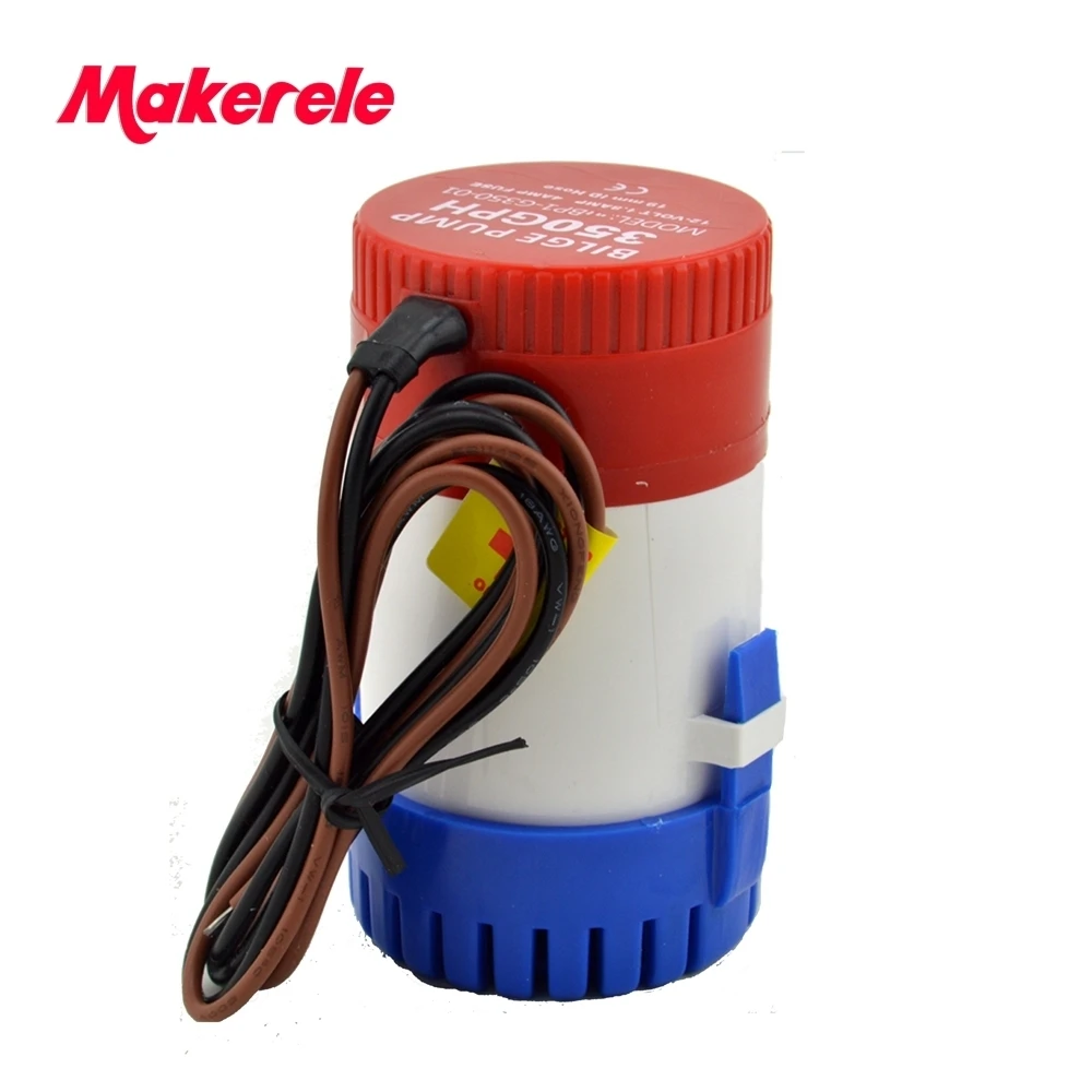 Новинка 2017! Универсальный Автомобиль RV водяные насосы 12V 350GPH погружной лодка