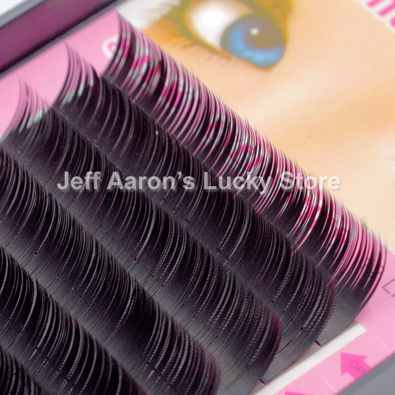 3 коробки 10 мм 12 14 0 15 C завитые отдельные накладные ресницы шелковые толстые для