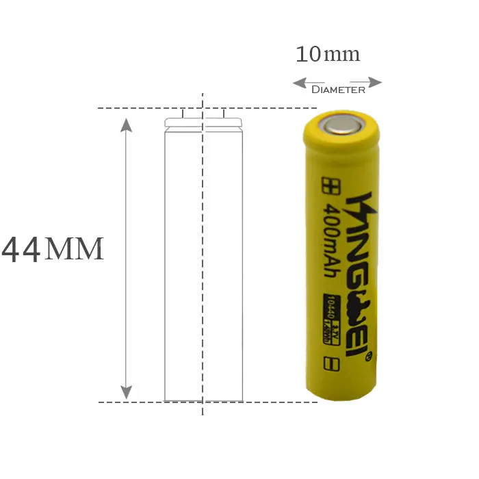 Аккумулятор kingwei 10440(AAA) 100 шт./лот 3 7 В литий ионные аккумуляторы литиевая батарея