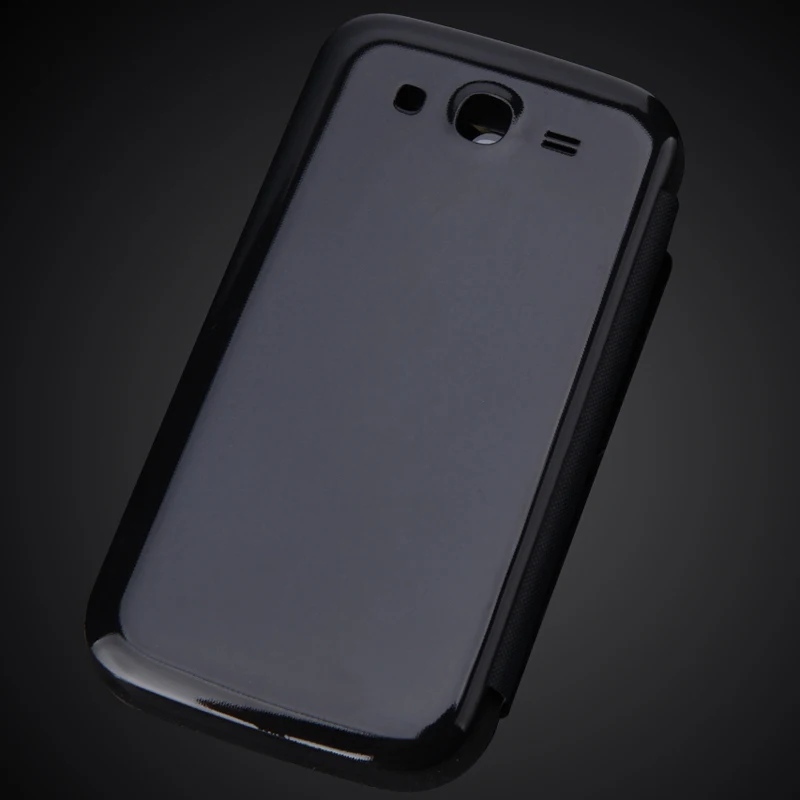 Для Samsung Galaxy Grand Duos i9082 i9080 Ультратонкий Флип кейс с окошком для просмотра крышкой
