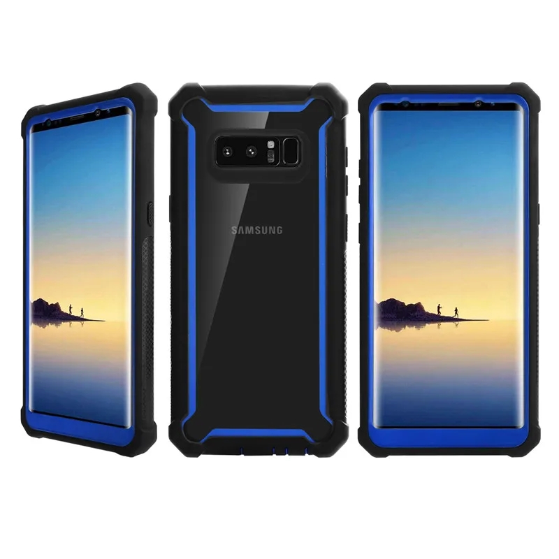 Беспроводная зарядка Модный Цветной двухцветная строчка samsung s8 s9 s10 Plus s10lite note9 PU силиконовый защитный чехол 360 градусов