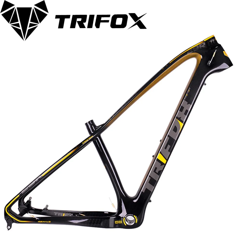 TRIFOX рама карбоновая для горного велосипеда mtb 27,5/29er 31,6 мм MTB карбоновая рама для горного велосипеда используется для гонок