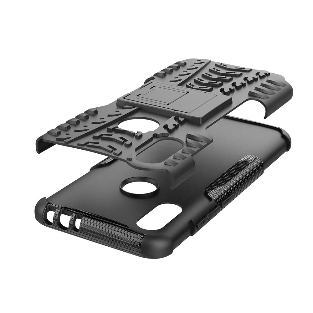 Armor Case ShockProof for XiaoMi Mi9 Mi 9SE 9 RedMi Note 7 Pro Global Version Heavy Duty Hard Soft Silicone Stand Cover |