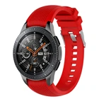 Силиконовый ремешок 22 мм для Samsung Galaxy Watch 46 мм SM-R800, сменный Браслет для умных часов