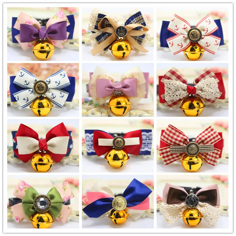 Кожаный материал 1 галстук для животных различные цвета Регулируемая милая