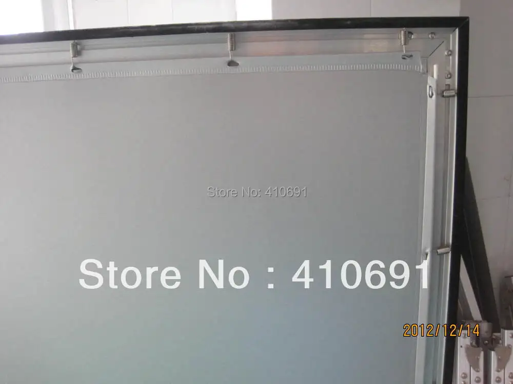 

Free shipping 180 inch 16:9 3D silver screen with fixed frame made of Velvet and aluminium