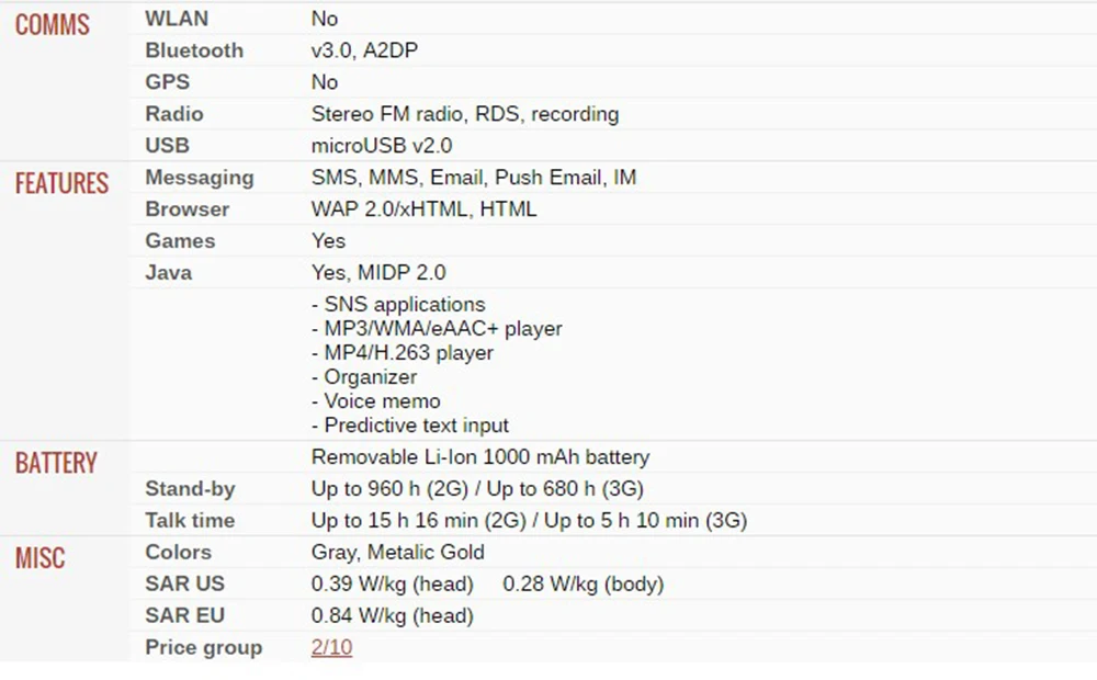 S5610 разблокированный мобильный телефон Samsung S5610 GSM