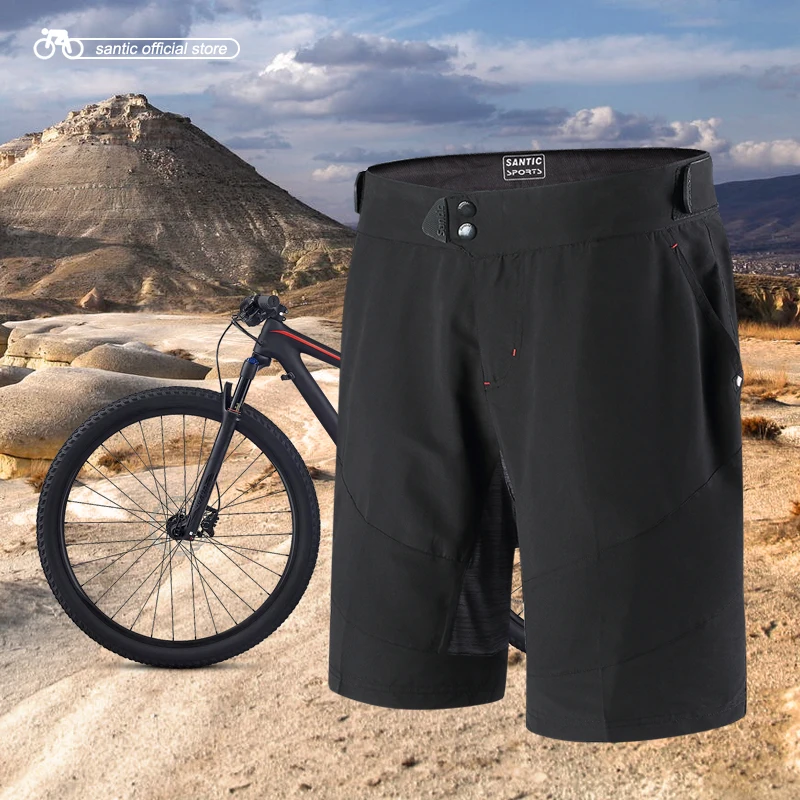 Santic велосипедные шорты свободные спортивные MTB горный дорожный отражающие для