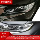 2016-2019 для Аксессуары для Mitsubishi Pajero крышка фар декоративная отделка для Mitsubishi Montero Pajero Sport Parts Ycsunz