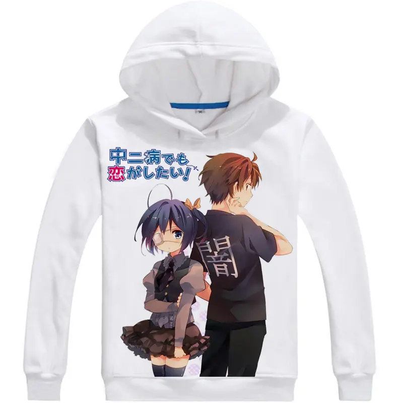 Толстовка с капюшоном Love Chunibyo &amp Other Delusions аниме таканаши Рикка косплей толстовка
