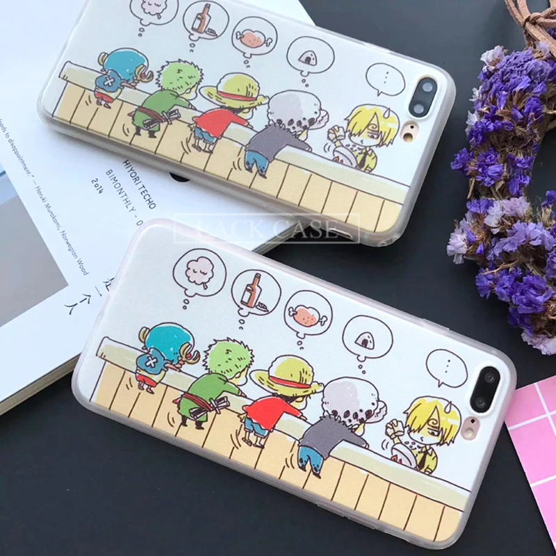 LACK Fashion Cartoon Foodie People Hard Plastic Case Cover For Apple iPhone 7 iphone 6S 6 Plus 5 5S Phone Cases Coque |