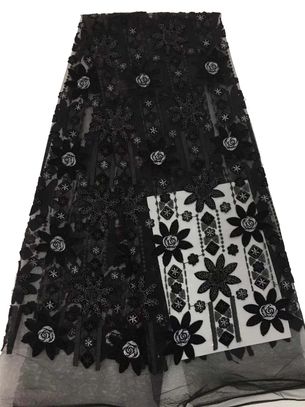 Новейшая африканская Тюлевая кружевная ткань с камнями вышивка Сетчатое кружево