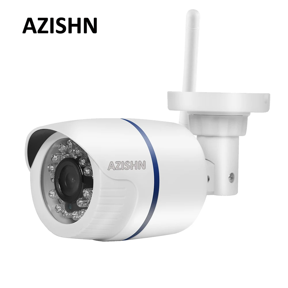 

AZISHN Wifi IP Camera 1080P 960P 720P Wireless Wired P2P Alarm 24IR Security CCTV Outdoor Camera With SD Card Slot Max 64G