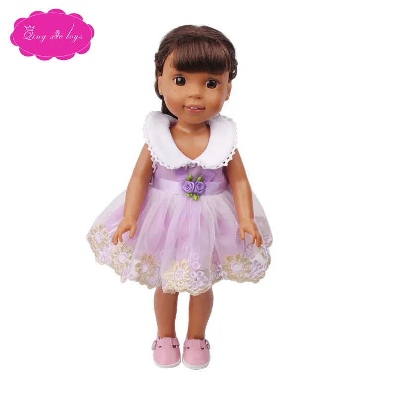 Lovely baby princess dress available in 3 colors for 14.5-inch girl doll accessories children's Christmas gifts x22 | Игрушки и