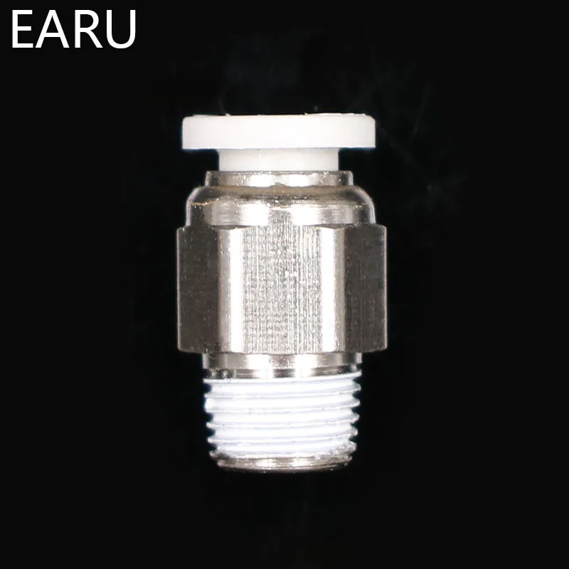 1/8 'Ƈ/4'' 3/8 'Ƈ/2'' Male 4 6 8 10 12 мм прямой нажимной в фитинге пневматический