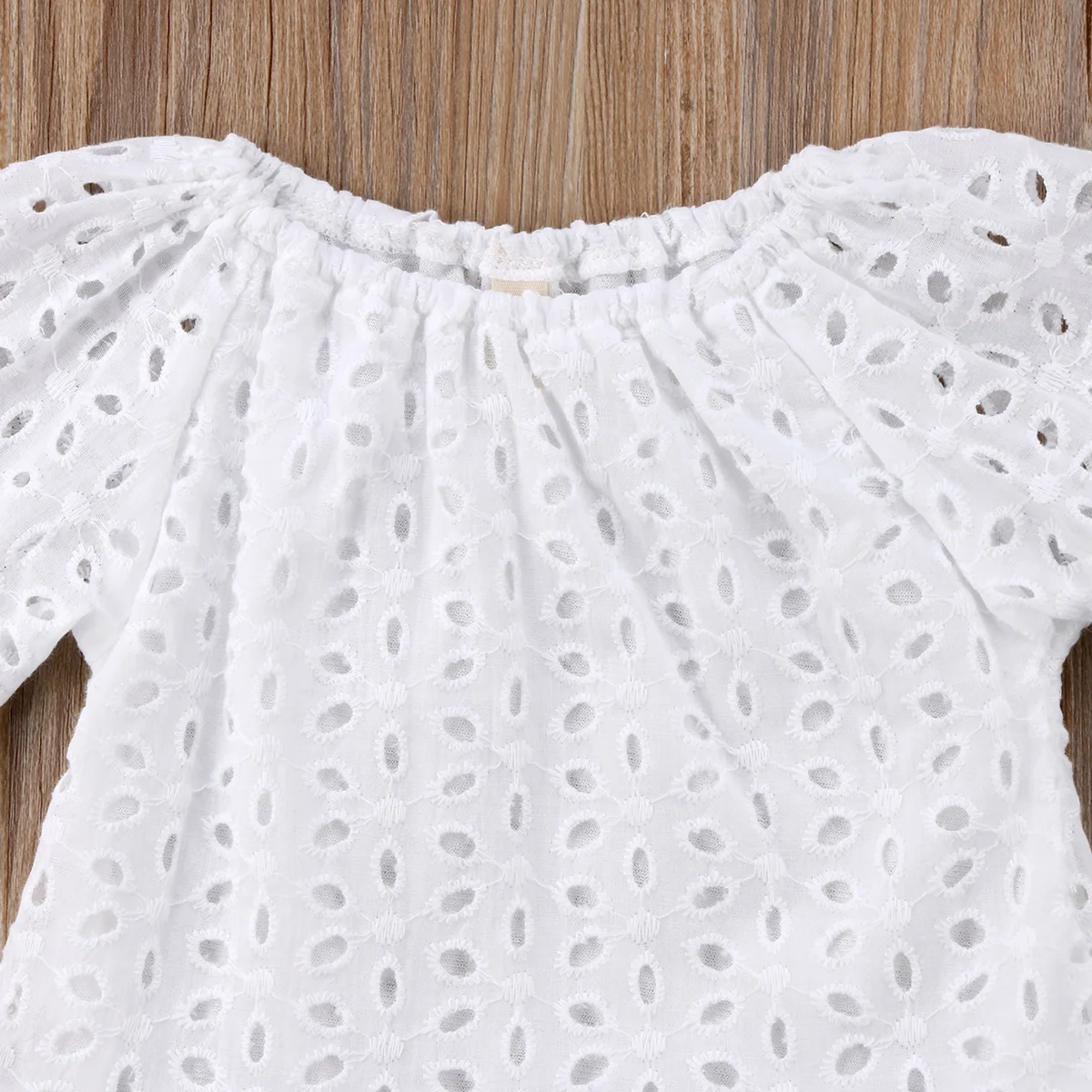 AU Lace Toddler Kid Baby Girl Flower Hollow Dress Cotton Clothes Sundress Summer Clothing Cute Three Quarter Sleeve | Детская одежда и