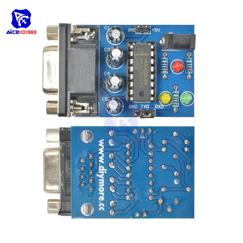 diymore MAX232 модуль конвертера RS232 в TTL