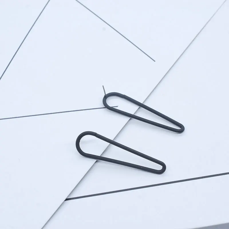 Carvejewl long stud earrings irregular circle big for women jewelry girl gift new fashion korean earring hot sale | Украшения и