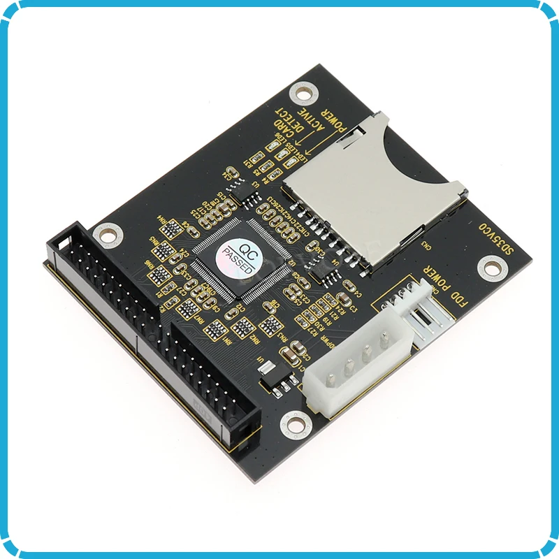 Sd карта памяти до 3 5 &quot40 контактов мужской IDE адаптер большой PCB SD 3.5 безопасный