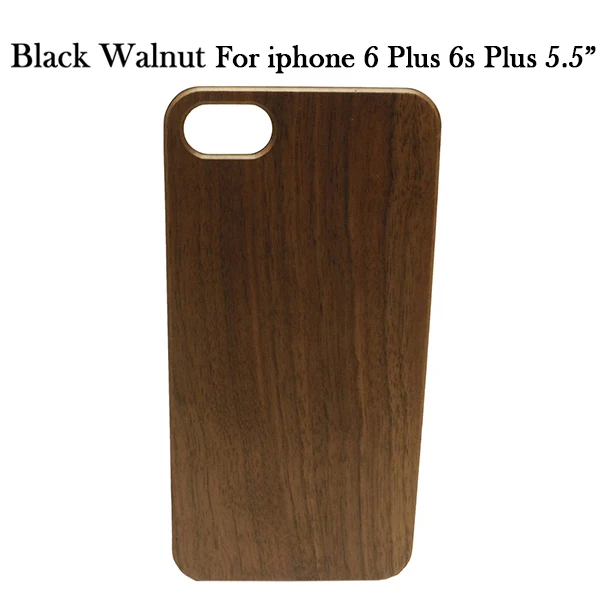 6Plus 6s Plus Walnut Высокое качество, жесткий защитный чехол, подлинный палисандр, карбонизированный бамбук, вишня, дерево, деревянный чехол для телефона для iPhone 6 4," 6 Plus 5,5" - Цвет: 6Plus 6s Plus Walnut