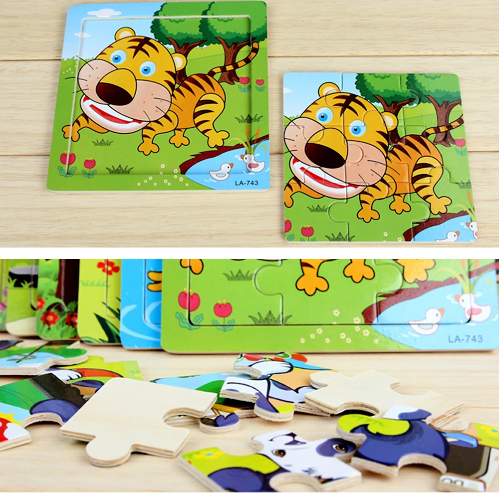 Детские пазлы детские развивающие игрушки умное DIY головоломка игра Соберите