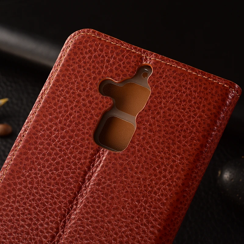 Asus Zenfone 3 Max ZC520TL case KEZiHOME Litchi Genuine Leather Flip Stand Cover capa For Phone cases | Мобильные телефоны и