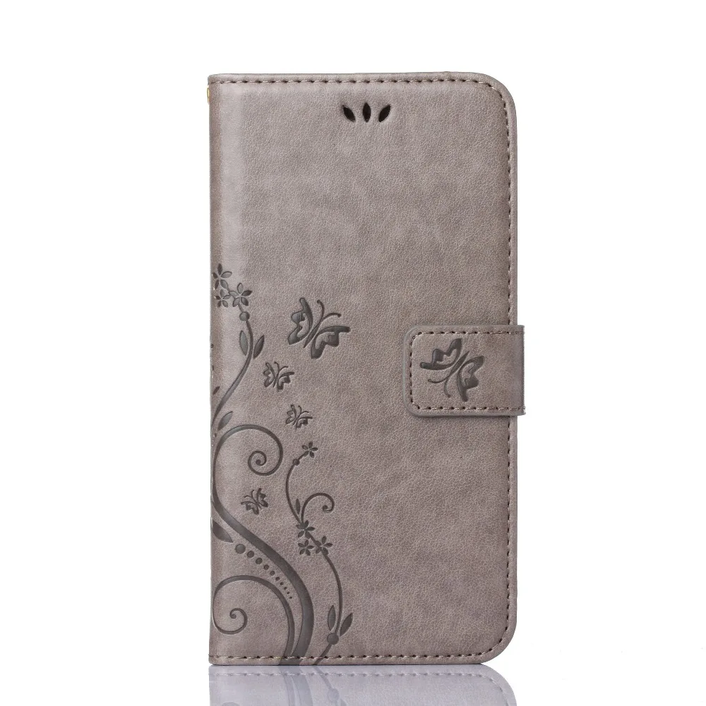 Высокое качество бабочка кожаный чехол портмоне с откидной крышкой в стиле