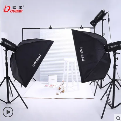 1200W(400W x 3) Фотостудия Flash Strobe светильник Light Kit для видеосъемки местоположения и