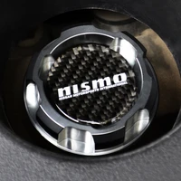 carbon fiber logo silve aluminum engine oil cap for nissan altima maxima silvia s13 s14 240sx sentra sunny infiniti 350z 300zx