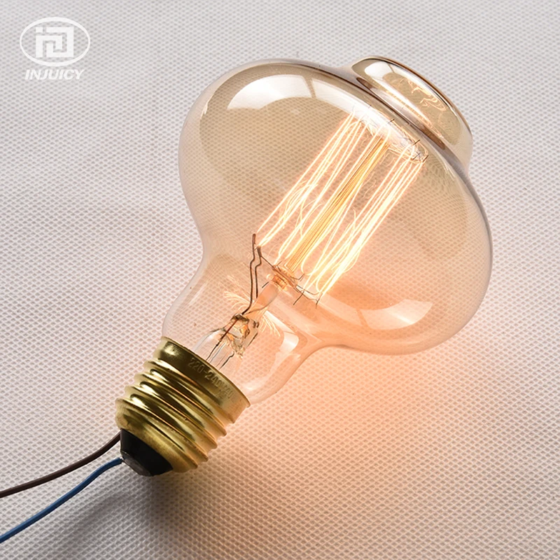 

Vintage Edison Tungsten Filament Bulb E27 Screw Light Bulb 40W Watt Diamond Decorative Retro Industrial Lighting Light Source