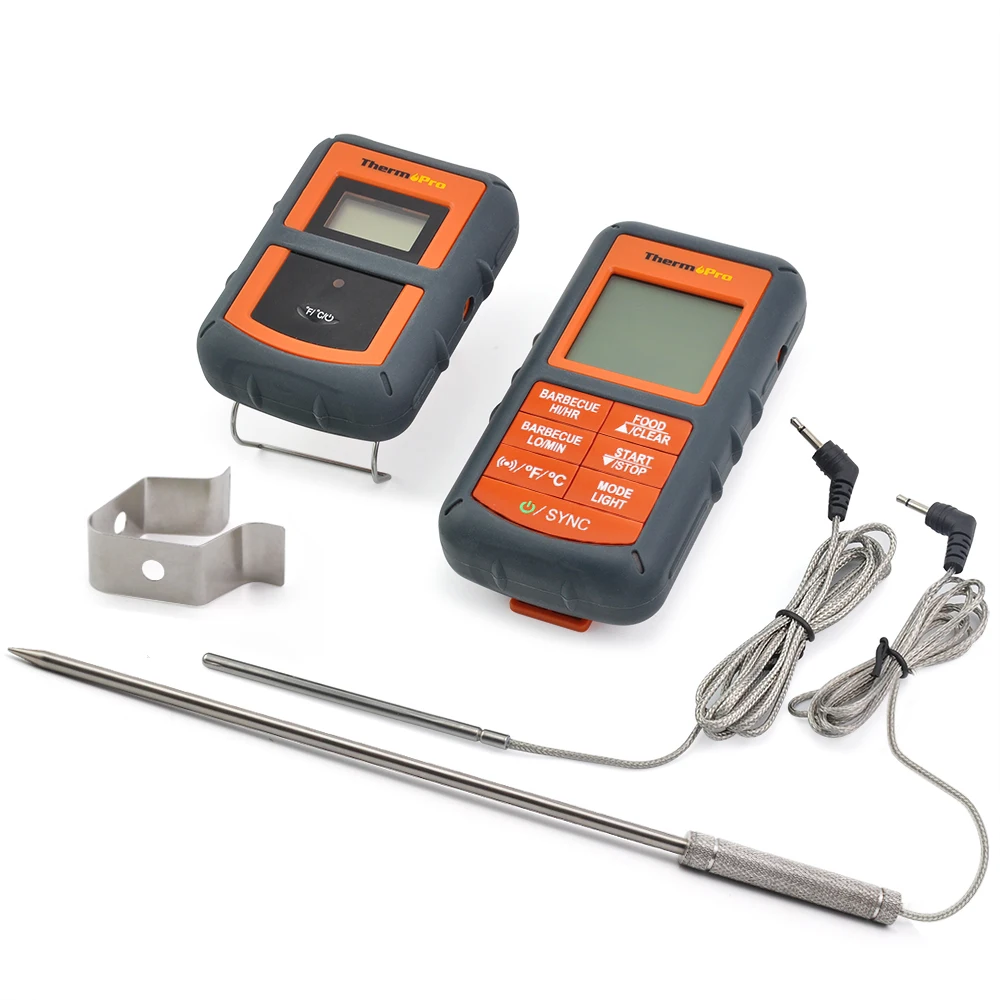 ThermoPro TP08S Wireless Remote Digital Kitchen Cooking Meat Thermometer Dual Probe for BBQ Smoker Grill Oven | Дом и сад