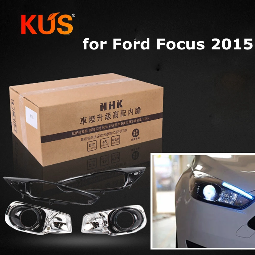 Фары автомобиля фары высокой лайнер лампы обновления для Ford Focus RS 2015 без