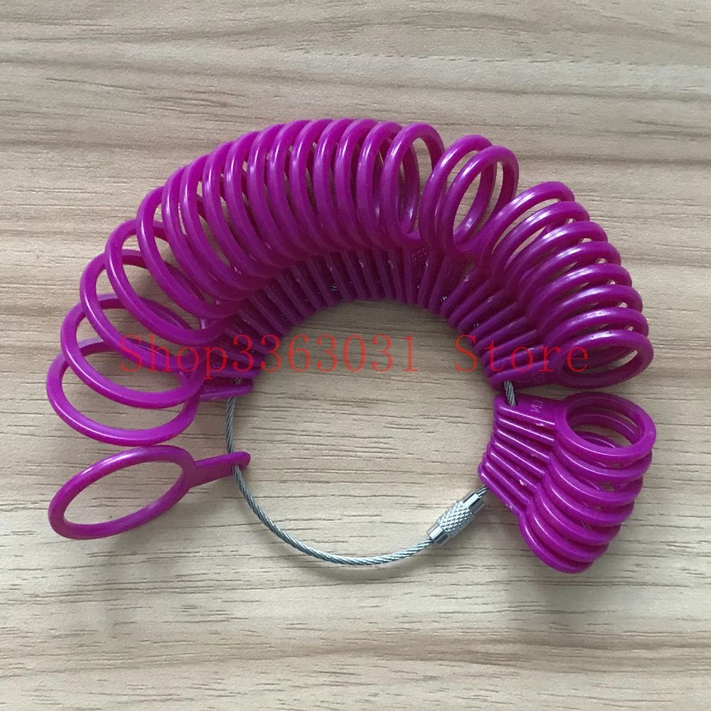 Пластиковый измерительный инструмент для определения размера кольца|ring sizer set|ring