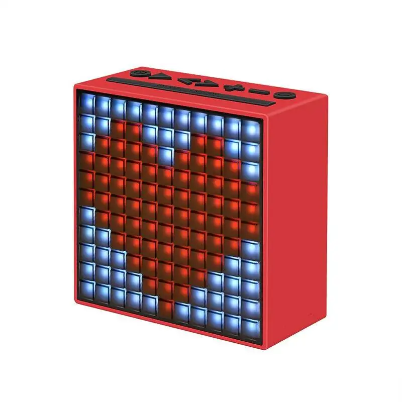 Divoom TIMEBOX беспроводной Bluetooth LED портативный динамик винтажный милый