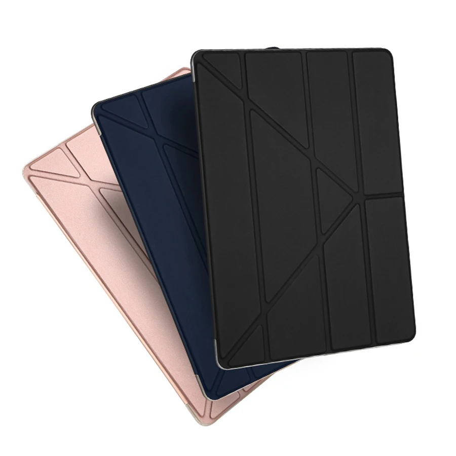 Кожа ультра тонкие Чехлы для Ipad Pro 10 5 12 9 Air2 Бизнес Стенд Крышка с автоматическим