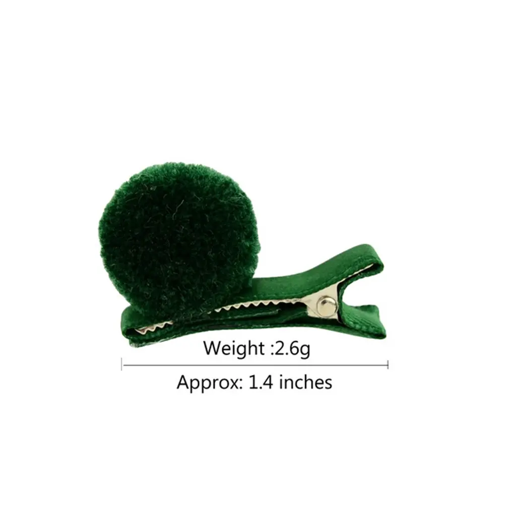

10pcs/lot Plush Ball Hairpins Barrettes for Cute Baby Girls Headwear Children Accessories Hairpins Protect Hair Well Hair clip