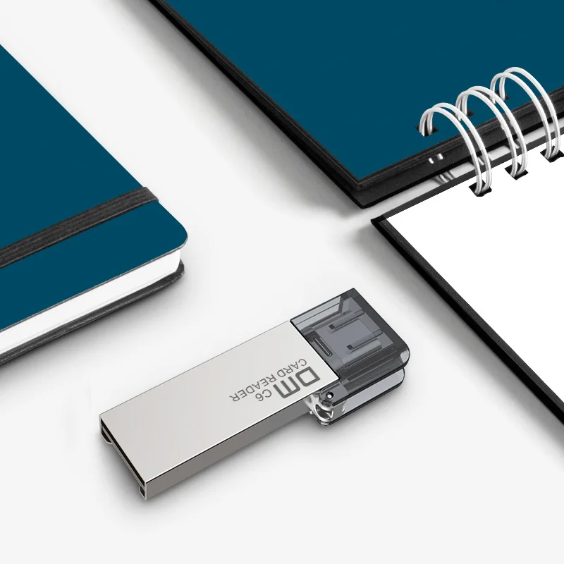 DM CR006 USB C кардридер Micro SD/TF Type мульти памяти для MacBook или смартфона с интерфейсом USB-C
