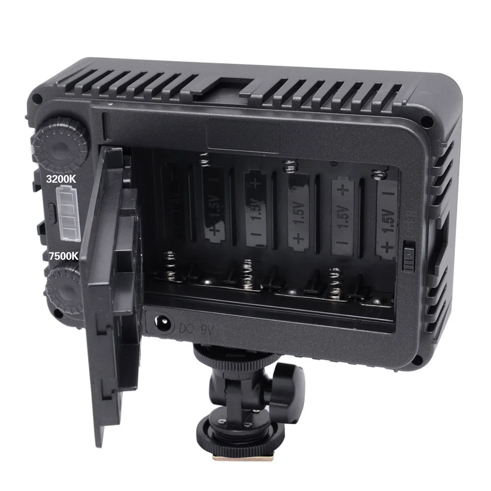 Mcoplus 130 светодиодное освещение для видеосъемки с NP-F550 батареей Canon Nikon Sony Pentax Panasonic