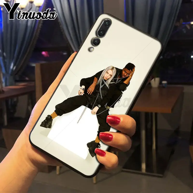Мягкий чехол для телефона Yinuoda Music Singer Star Billie Eilish Huawei honor 8x 7a P20Lite P10 Plus Mate10Lite Mate20 P20