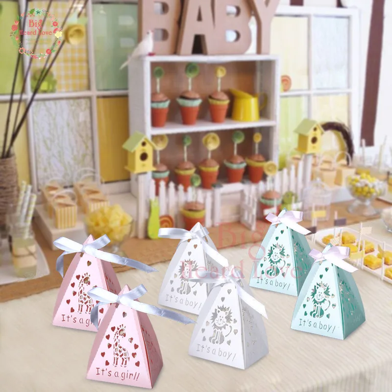 Big Heard Love, 50 шт в наборе, Baby Shower подарочные коробки для конфет коробки животных вечерние показать Подарочная коробка вечерние украшения Дети День рождения украшения