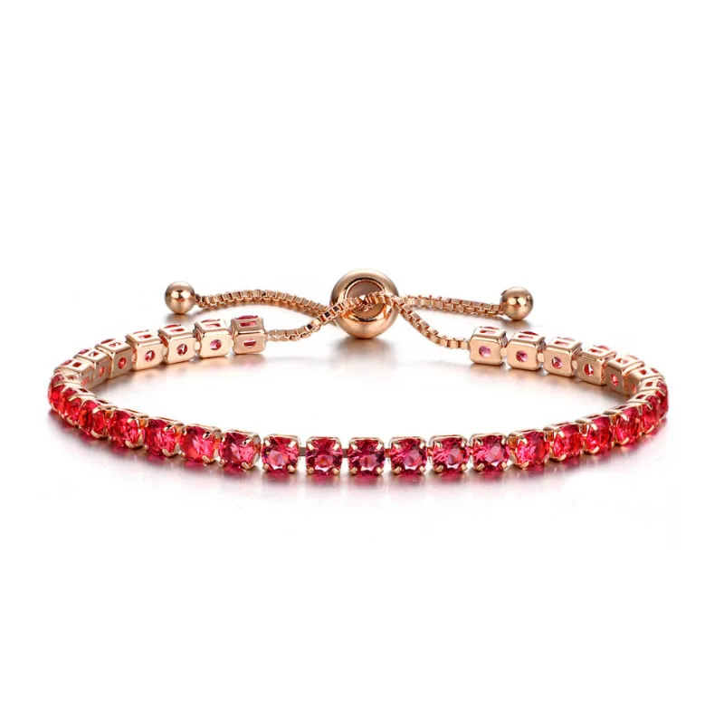Trend Zircon Charm Bracelets For Women Bracelet &amp Bangle Adjustable Gold Tension Setting Wedding Daily Jewelry Anniversary Gift |