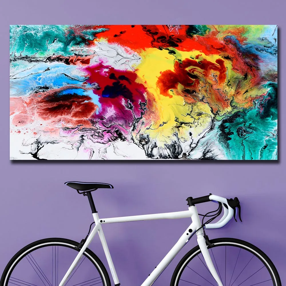 

Fashion Large Size Abstract Art Color Artistic Home Decor on Canvas Modern Wall Art Canvas Print Poster Canvas Painting Unfrmed