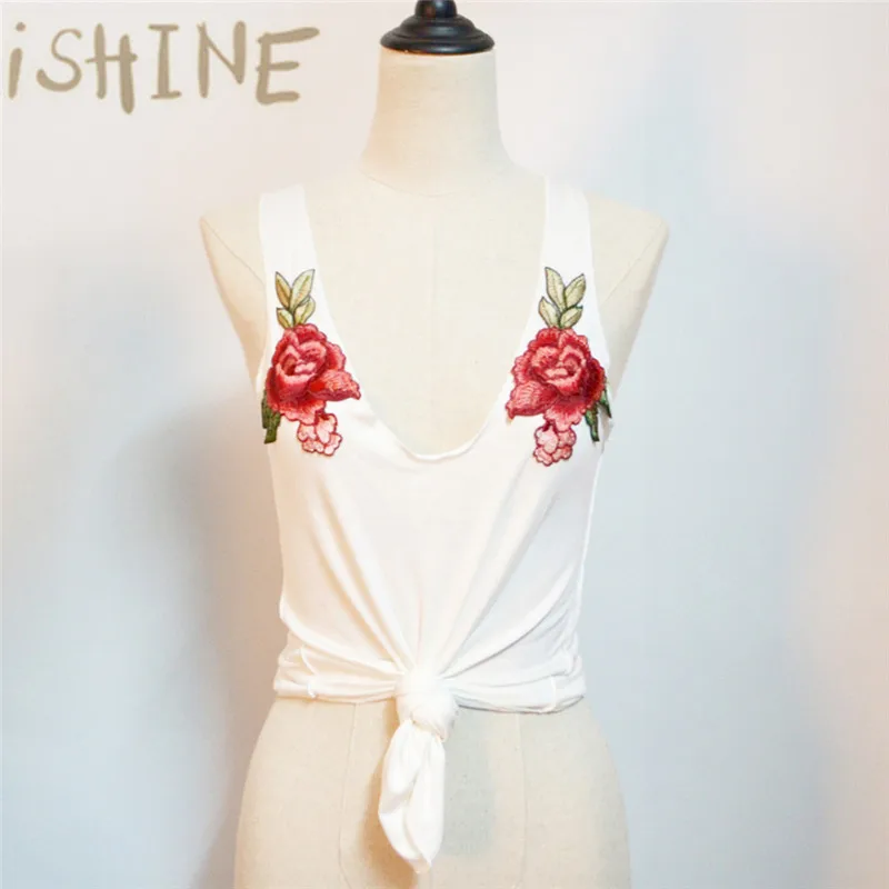 Модный сексуальный черный топ на бретелях женский хлопковый жилет с цветочной