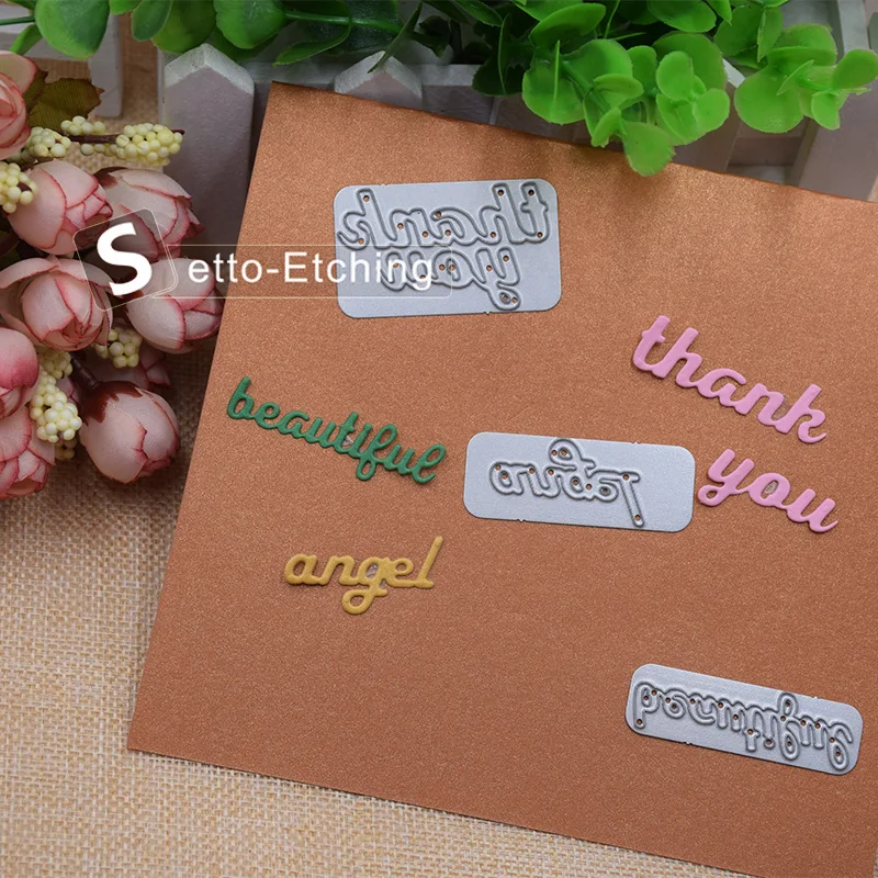 3 шт./компл. металлические штампы с английскими буквами для высечки сделай сам