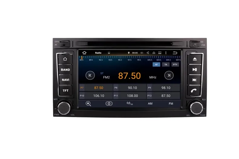 7 &quotдва din android 10 0 автомобильный аудио плеер для Volkswagen touareg 2002 2012 с gps navi стерео