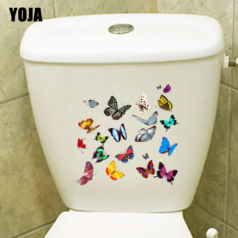 YOJA 21 9x20 4 см Цветная Бабочка для украшения дома|Наклейки на стену| |